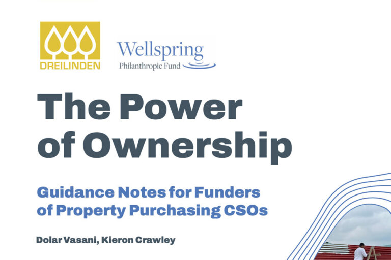 Read more about the article The Power of Ownership: Guidance Notes for Funders of Property Purchasing CSOs